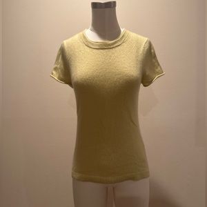 Jcrew short sleeve cashmere sweater
